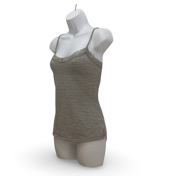 Merona Gray Striped Cami - Picture 2 of 7
